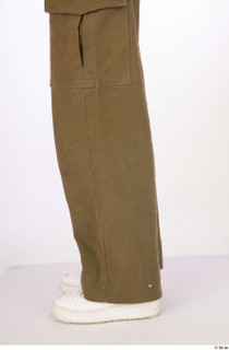 Sutton brown cargo wide leg pants calf casual dressed white…